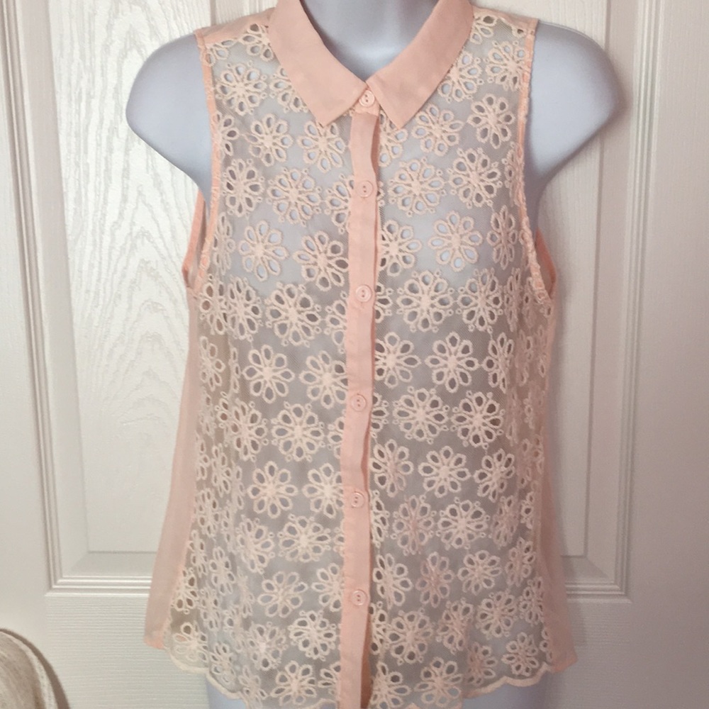 Charlotte Russe Peach Top